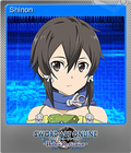 Sword Art Online - Hollow Realization - Steam Trading Card 003 Foil - Shinon